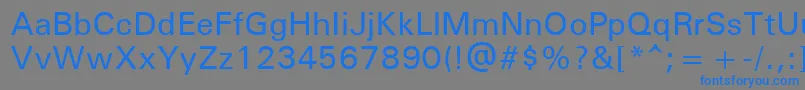 UniversРќРµР¶РёСЂРЅС‹Р№ Font – Blue Fonts on Gray Background