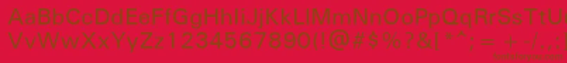 UniversРќРµР¶РёСЂРЅС‹Р№ Font – Brown Fonts on Red Background