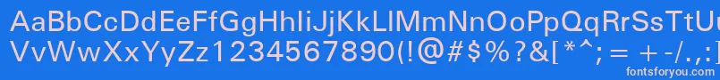UniversРќРµР¶РёСЂРЅС‹Р№ Font – Pink Fonts on Blue Background