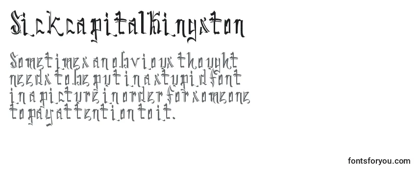 SickcapitalKingston Font