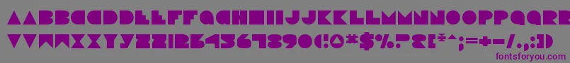 Disco ffy Font – Purple Fonts on Gray Background