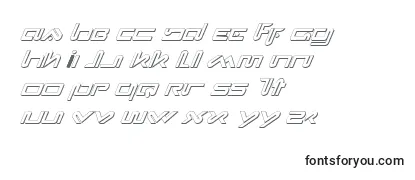 XephyrShadowItalic Font