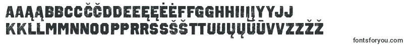 OctinvintageablRegular-Schriftart – litauische Schriften