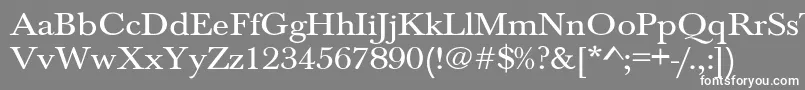 Jason1 Font – White Fonts on Gray Background