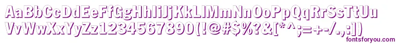 More about Fagotcondshadowc Font Fagotcondshadowc Font – Purple Fonts on White Background