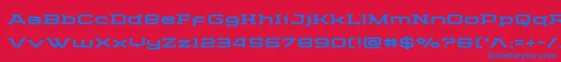 Cydoniacenturyexpand Font – Blue Fonts on Red Background