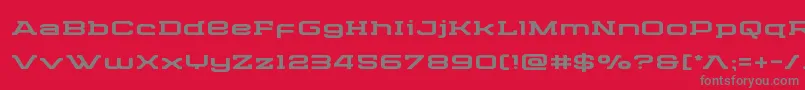 Cydoniacenturyexpand Font – Gray Fonts on Red Background