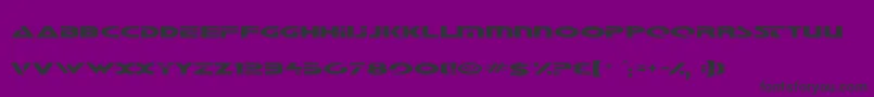 Galant5-fontti – mustat fontit violetilla taustalla