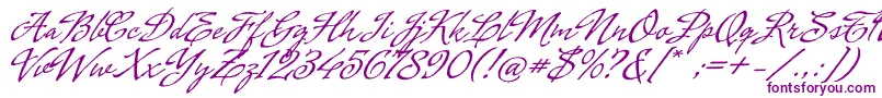 Cenizas-Schriftart – Violette Schriften