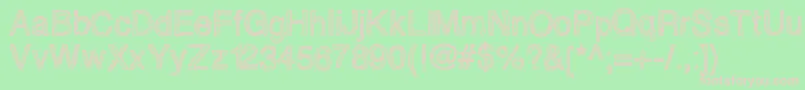 フォントEpicawesomenessscribblz – 緑の背景にピンクのフォント