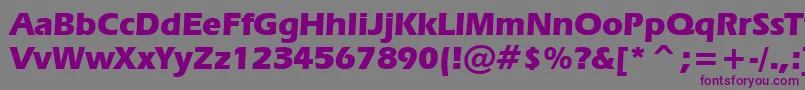 Erasb Font – Purple Fonts on Gray Background