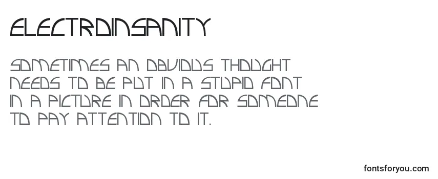 ElectroInsanity-fontti