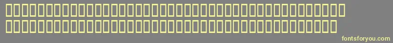 Шрифт Sunyatsensh – жёлтые шрифты на сером фоне