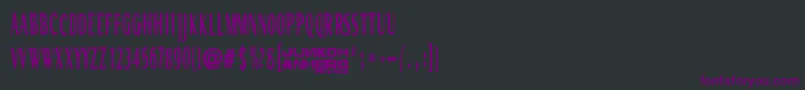 Rgmb6044Str Font – Purple Fonts on Black Background