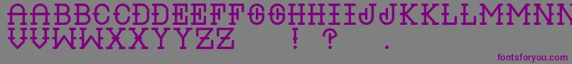 Шрифт LiquorRegular – фиолетовые шрифты на сером фоне
