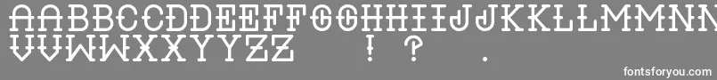 LiquorRegular Font – White Fonts on Gray Background