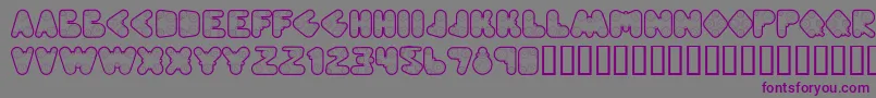 En savoir plus sur la police Webpressbold Police Webpressbold – polices violettes sur fond gris