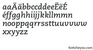 CaecilialtstdBolditalic font – macedonian Fonts