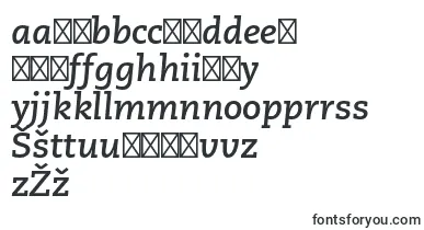CaecilialtstdBolditalic font – lithuanian Fonts
