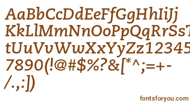 CaecilialtstdBolditalic font – Brown Fonts