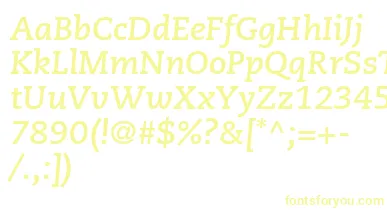 CaecilialtstdBolditalic font – Yellow Fonts