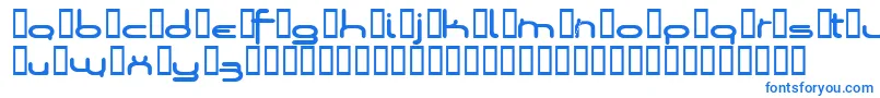 Loopsofw-Schriftart – Blaue Schriften