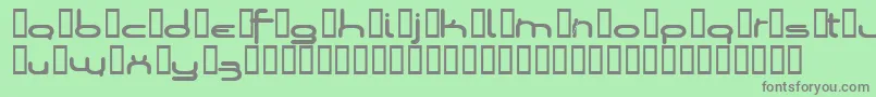 Шрифт Loopsofw – серые шрифты на зелёном фоне