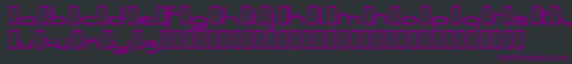 Loopsofw Font – Purple Fonts on Black Background