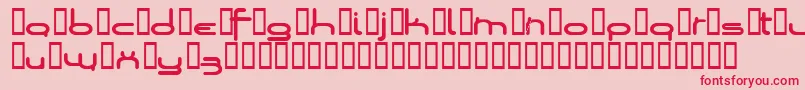 Loopsofw Font – Red Fonts on Pink Background