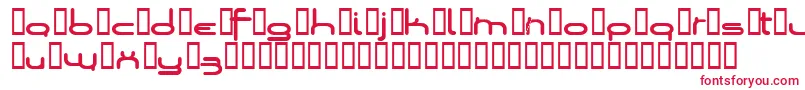Шрифт Loopsofw – красные шрифты