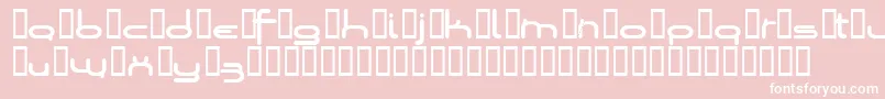 Loopsofw Font – White Fonts on Pink Background
