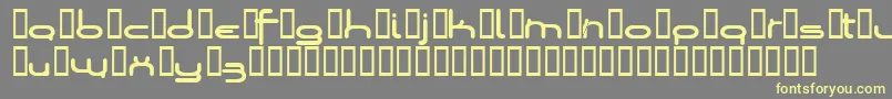 Loopsofw Font – Yellow Fonts on Gray Background