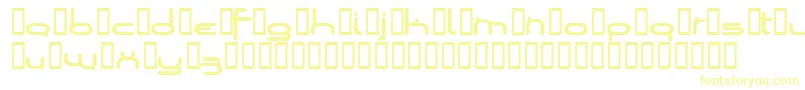 Loopsofw-Schriftart – Gelbe Schriften