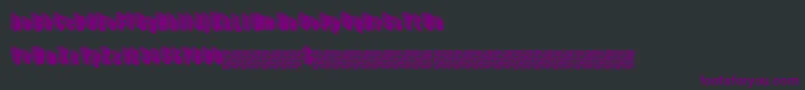 Шрифт Hardline – фиолетовые шрифты на чёрном фоне