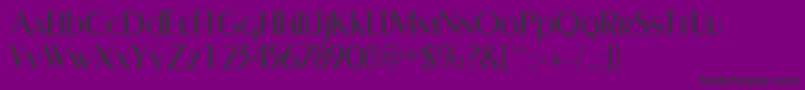 PaqueteLightSsiLight Font – Black Fonts on Purple Background