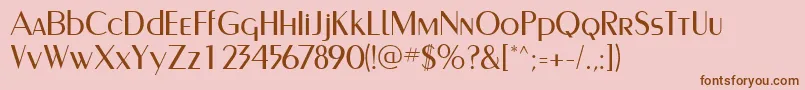 More about PaqueteLightSsiLight Font PaqueteLightSsiLight Font – Brown Fonts on Pink Background