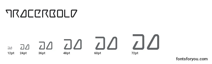 Tracerbold Font Sizes