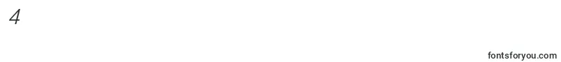 PartridgeoblLi Font – Fonts for Digit 4