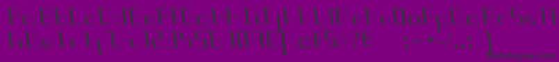 DiagoOoo1Webfont Font – Black Fonts on Purple Background