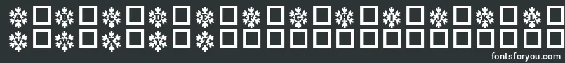Шрифт Snowycaps – белые шрифты