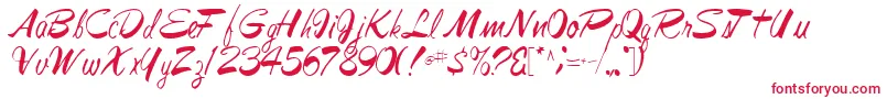 Jesabellfont72Regular Font – Red Fonts