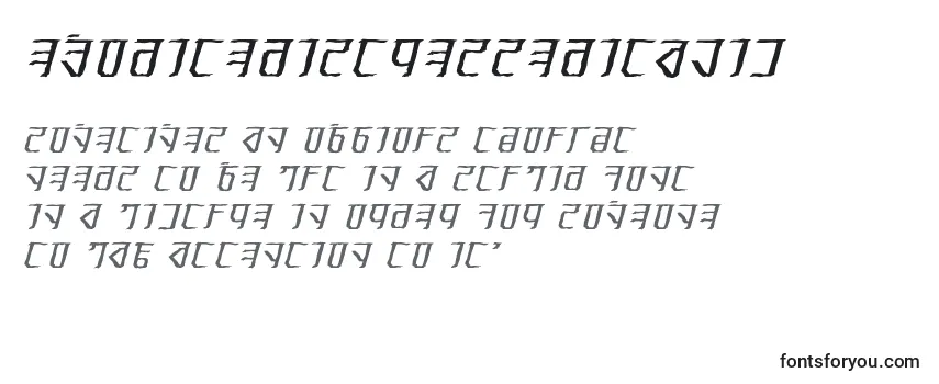 Review of the ExoditeDistressedItalic Font