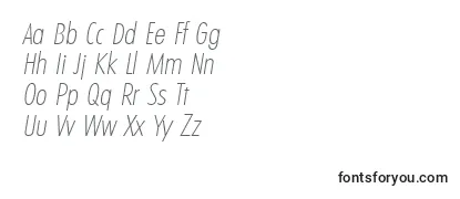 Review of the LimerickcdserialXlightItalic Font