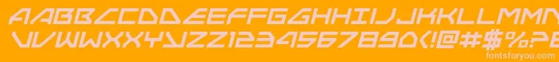 Weitere Informationen zur Neonavyital-Schriftart Neonavyital-Schriftart – Rosa Schriften auf orangefarbenem Hintergrund