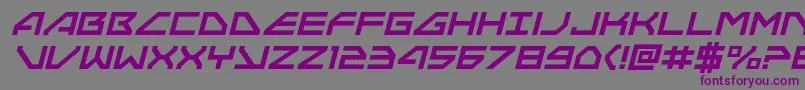 Neonavyital Font – Purple Fonts on Gray Background