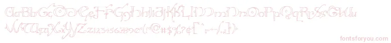 Hollyjingle Font – Pink Fonts on White Background