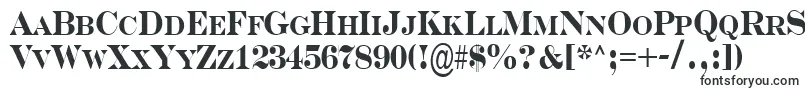 Шрифт Serifncb – шрифты с фиксированной шириной