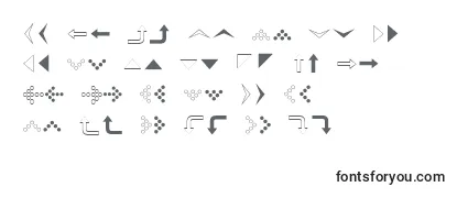 Simpledirectionarrows Font