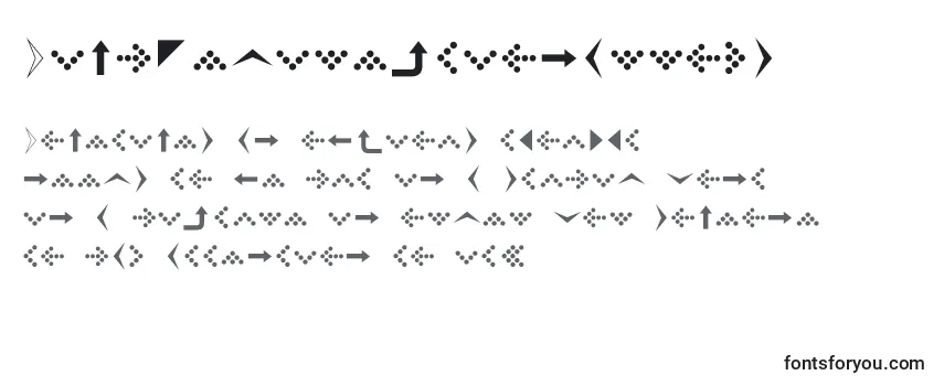 Шрифт Simpledirectionarrows