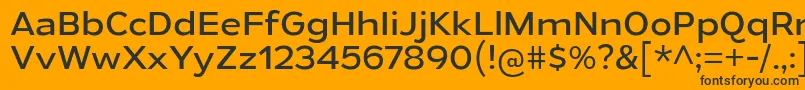 GymkhanaBk Font – Black Fonts on Orange Background